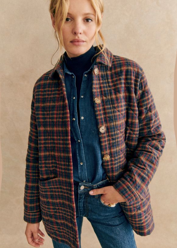 Classic Checkered Winter Jacket